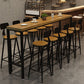Industrial Style Bar Table Set 1/2/6/11 Pieces Rectangle Bar Table with High Stools Clearhalo 'Bar Furniture' 'furn' 'furn_home_bar_bar_sets' 'Furniture' 'Home Bars & Bar Sets' 'home_bar_bar_sets' 'Kitchen & Dining Furniture' 1200x1200_6b3d309e-88e7-4f05-8929-2b8ad4cb49a1