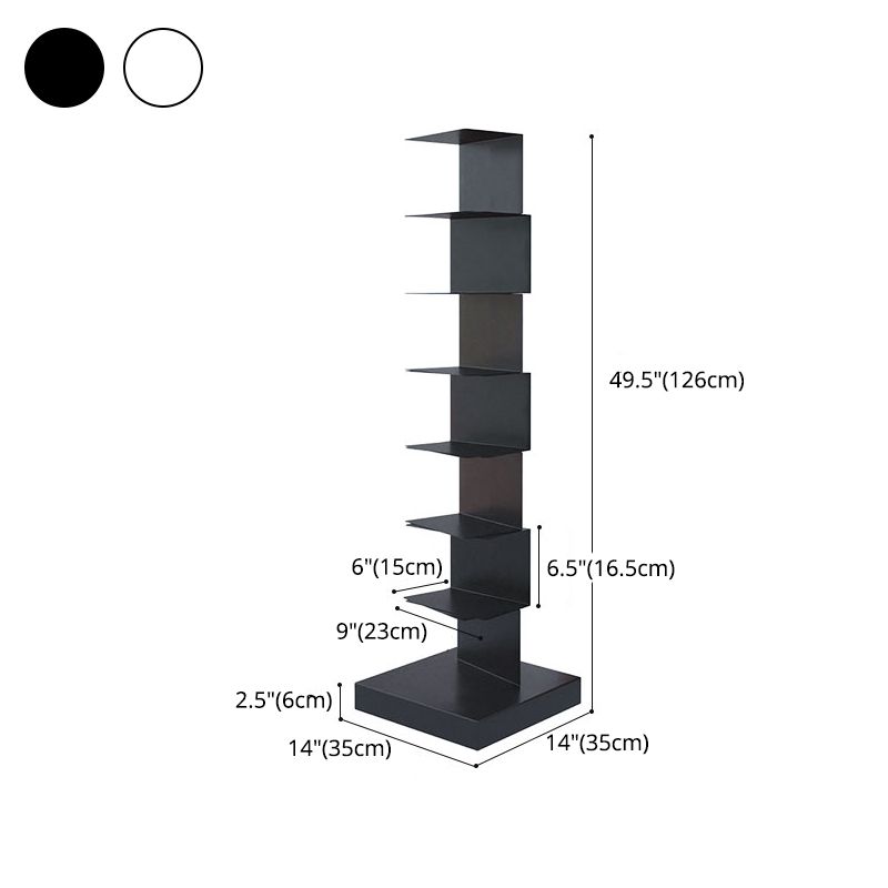 14"W Bookshelf Contemporary Style Invisible Bookcase for Office and Home Clearhalo 'Bookcases' 'furn' 'furn_bookcases' 'Furniture' 'furniture_bookcases' 'Office Furniture' 1200x1200_6b3d36b3-ce0c-41dc-86fe-e4186b6f5953