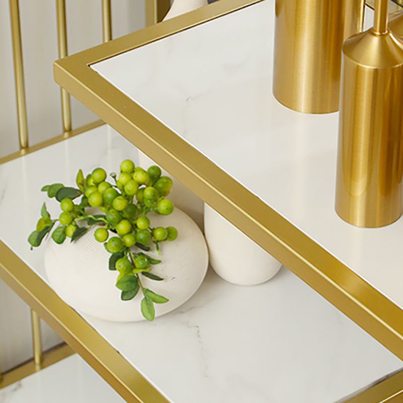 軽い高級標準棚本棚メタル6層オープンバックシェルフ