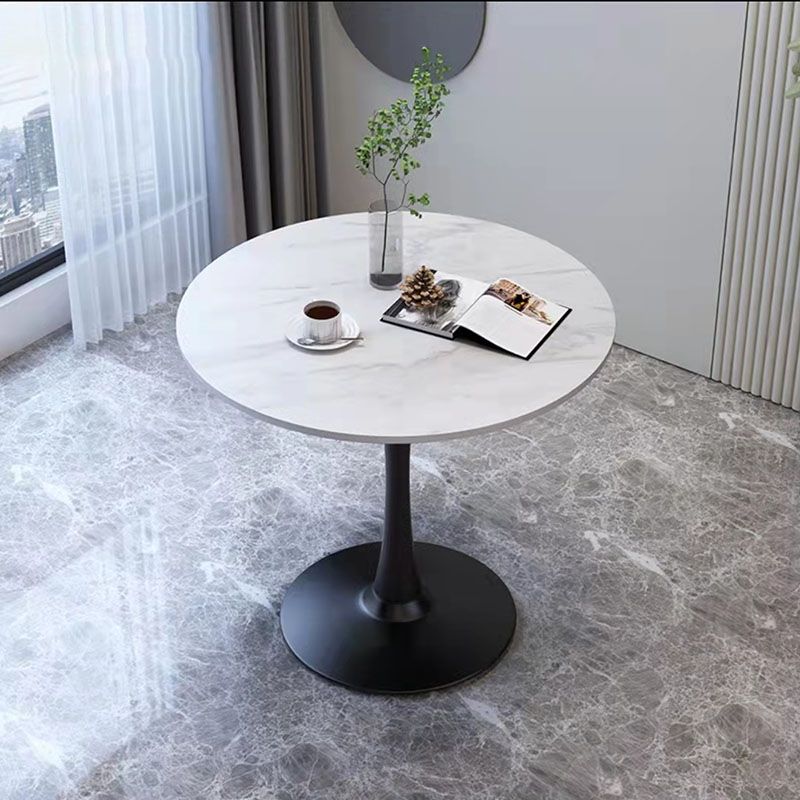 Traditional Luxury Rounded Dining Table Stone and Metal Tulip Dining Table Clearhalo ' dining_table' 'Dining Tables & Seating' 'Dining Tables' 'furn' 'furn_dining_table' 'Furniture' 'furniture_dining_table' 'Kitchen & Dining Furniture' 'kitchen&dining_furn' 'kitchen' 'kitchen_dining_table' 1200x1200_6b408b0e-7574-47af-957c-4fb1b57e6393