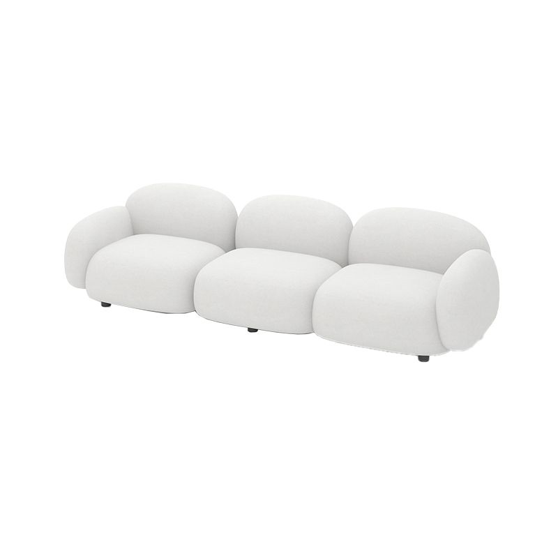 Modern Sofa with Tight Back and Square Arm for Living Room 27.56" High