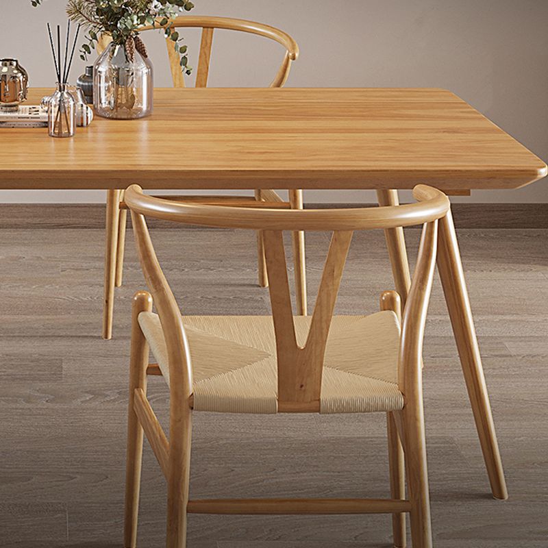 Rectangle 1/4/5 Pieces Dining Set Solid Wood Legs Dining Furniture Set Clearhalo 'Dining Room Sets' 'Dining Tables & Seating' 'dining_room_set' 'furn' 'furn_dining_room_set' 'Furniture' 'Kitchen & Dining Furniture' 1200x1200_6b410e1b-24e6-4267-aaa7-8f2a36e5205f