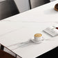 Industrial Rectangle Dining Table Stone 4 Legs Furniture for Dining Room Clearhalo ' dining_table' 'Dining Tables & Seating' 'Dining Tables' 'furn' 'furn_dining_table' 'Furniture' 'furniture_dining_table' 'Kitchen & Dining Furniture' 'kitchen&dining_furn' 'kitchen' 'kitchen_dining_table' 1200x1200_6b4142f2-7945-4c9f-a6a8-844f9fadf222
