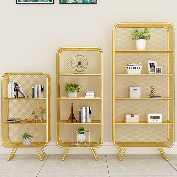 Modern Closed Bookshelf Metal Standard Bookcase With Rectangular Shelves Clearhalo 'Bookcases' 'furn' 'furn_bookcases' 'Furniture' 'furniture_bookcases' 'Office Furniture' 1200x1200_6b41c155-a2e1-4058-835a-3e962cb05fb6