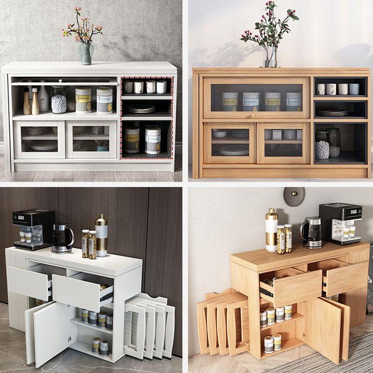 1/3/5 piezas Silla de comedor de estilo contemporáneo de madera y mesa