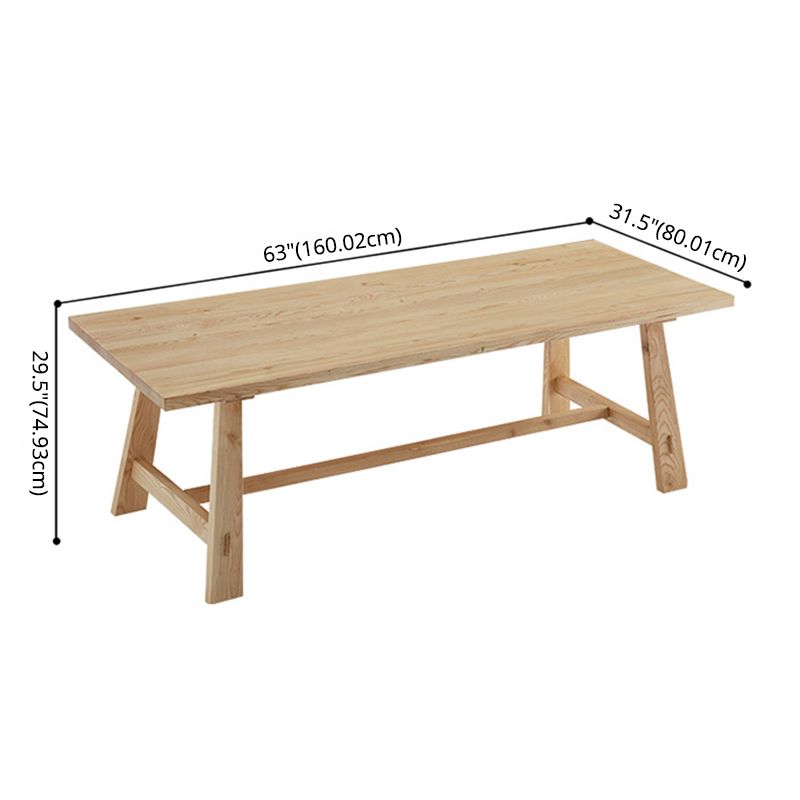 Modern Style Rectangle Dining¬†Room¬†Table¬†Set with Solid Wood Dining Set with 4 Legs Table Clearhalo 'Dining Room Sets' 'Dining Tables & Seating' 'dining_room_set' 'furn' 'furn_dining_room_set' 'Furniture' 'furniture_dining_room_set' 'Kitchen & Dining Furniture' 'kitchen&dining_furn' 'kitchen' 1200x1200_6b47b693-1c96-4553-8b27-9fd603138436