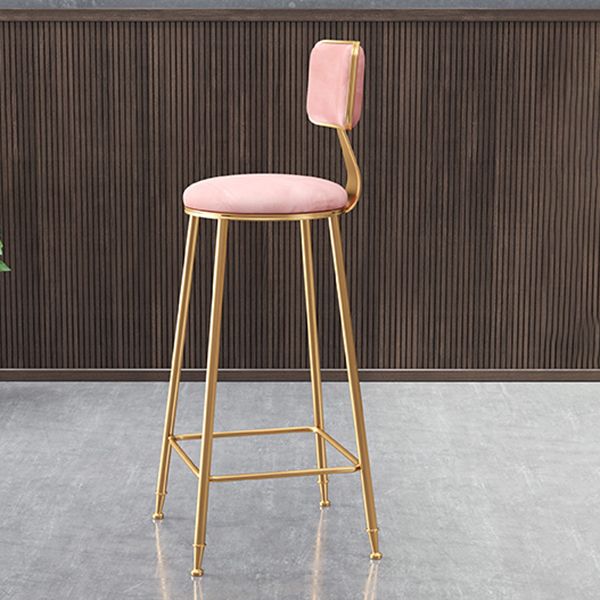 Glam Gold Legs Bar Stools Living Room Upholstered Counter Chair Clearhalo 'Bar Furniture' 'Bar Stools' 'bar_stools' 'furn' 'furn_bar_stools' 'Furniture' 'Kitchen & Dining Furniture' 1200x1200_6b4800d8-f8a2-48e1-bcd7-0becfd247b87