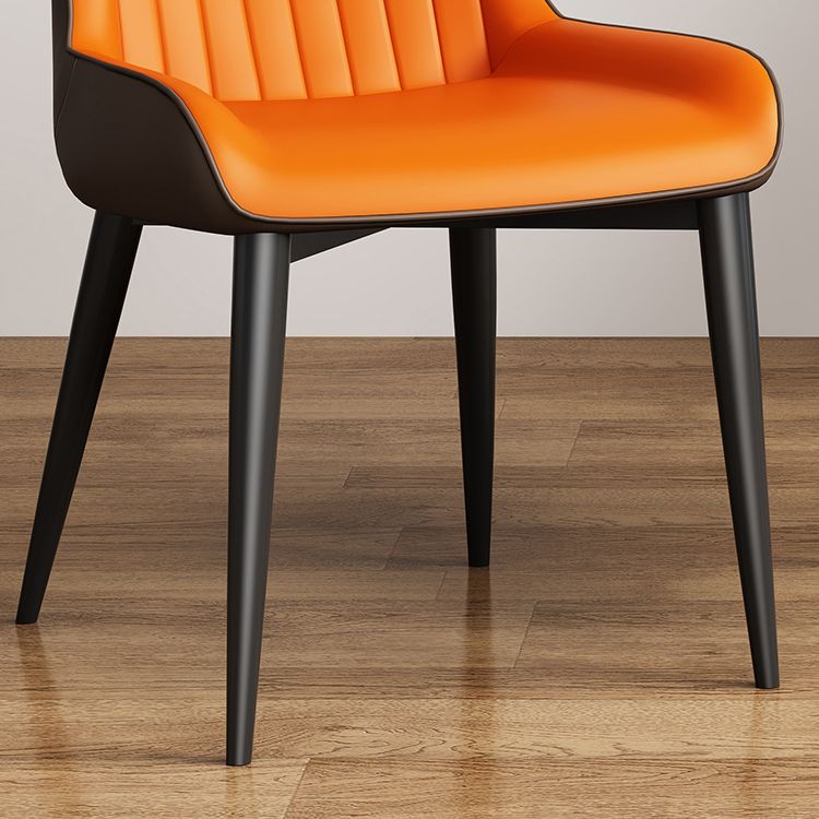 Contemporary Dining Chairs Faux Leather Dining Side Chair for Indoor Clearhalo 'Dining Chairs' 'Dining Tables & Seating' 'dining_chair' 'furn' 'furn_dining_chair' 'Furniture' 'Kitchen & Dining Furniture' 1200x1200_6b4b2b86-6370-4a8a-baef-02e5919cbf91