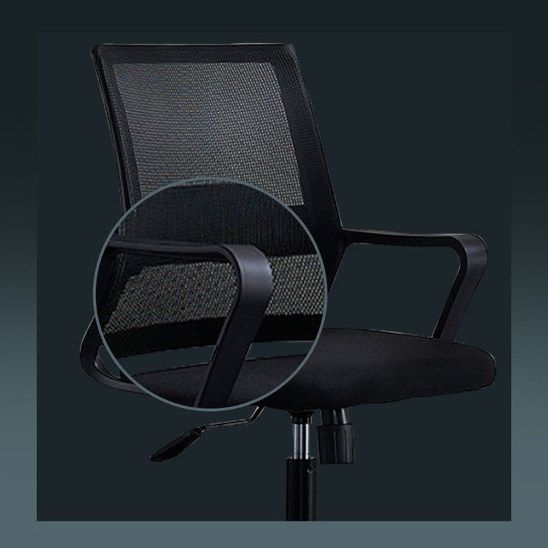 Ergonomic Mesh Mid-Back Desk Chair Tilt Mechanism Office Chair Clearhalo 'furn' 'furn_office_chair' 'Furniture' 'Office Chairs' 'Office Furniture' 'office_chair' 1200x1200_6b4b9bba-82fe-48ce-90cb-65a7570523d3