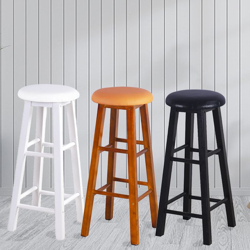 Modern Armless Backless Counter Stool Wood Cashier Bar Stool with Wooden Seat Clearhalo 'Bar Furniture' 'Bar Stools' 'bar_stools' 'furn' 'furn_bar_stools' 'furniture_bar_stools' 'Kitchen & Dining Furniture' 'kitchen&dining_furn' 'kitchen' 'kitchen_furn' Furniture' 1200x1200_6b4d26e3-db0b-4377-8e90-714e17ae5857