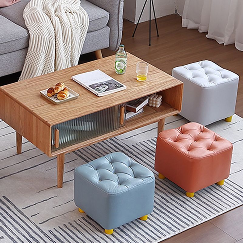 Modern Standard Pouf Water Resistant Square Cube for Home Decor Clearhalo 'furn' 'furn_ottomans_poufs' 'Furniture' 'Living Room Furniture' 'Ottomans & Poufs' 'ottomans_poufs' 1200x1200_6b4dbbc6-ad7f-4ef5-bafd-8e3c7d737008