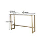 Glam Style Gold 41.3"H Bar Table Marble White Rectangle Top Bistro Table Clearhalo 'Bar Furniture' 'Bar Tables' 'bar_tables' 'Furniture' 'furniture_bar_tables' 'Kitchen & Dining Furniture' 'kitchen&dining_furn' 'kitchen' 1200x1200_6b4e956b-20d3-4c96-972f-d08bc884d96a