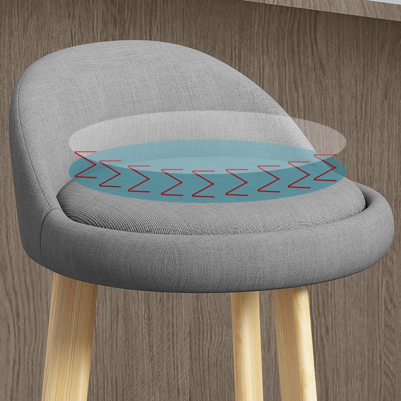 Modern Armless Counter Stool Steel Household Bar Stool with Cushion Clearhalo 'Bar Furniture' 'Bar Stools' 'bar_stools' 'furn' 'furn_bar_stools' 'furniture_bar_stools' 'Kitchen & Dining Furniture' 'kitchen&dining_furn' 'kitchen' 'kitchen_furn' Furniture' 1200x1200_6b4f1556-632d-45f9-8f6d-e04ce46d49b2