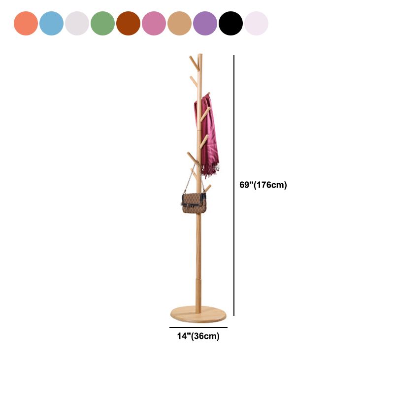 Wood Hall Tree Hooks Entryway Kit geen pijnlijk vrijstaand kaderrek