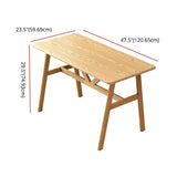 Modern Wooden Dining Room Set with Rectangle Top and Trestle Base Furniture Clearhalo 'Dining Room Sets' 'Dining Tables & Seating' 'dining_room_set' 'furn' 'furn_dining_room_set' 'Furniture' 'furniture_dining_room_set' 'Kitchen & Dining Furniture' 'kitchen&dining_furn' 'kitchen' 1200x1200_6b509caa-0704-4fc0-acbc-3fec3601f4d5