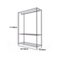 Black Contemporary Style Armoire Metal Steel Armoire for Bedroom Clearhalo 'Armoires & Wardrobes' 'armoires_wardrobes' 'Bedroom Furniture' 'furn' 'furn_armoires_wardrobes' 'Furniture' 1200x1200_6b53626f-80ef-471d-85a4-92a7c0a03d0f
