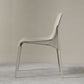 Contemporary Leather Dining Armless Chair Metal Dining Chair for Restaurant Use