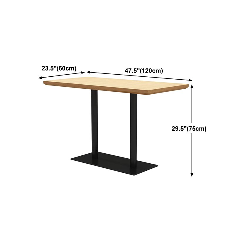 MDF Dining Site Table Industrial Style Dining Room Collection for Home Clearhalo ' dining_table' 'Dining Tables & Seating' 'Dining Tables' 'furn' 'furn_dining_table' 'Furniture' 'furniture_dining_table' 'Kitchen & Dining Furniture' 'kitchen&dining_furn' 'kitchen' 'kitchen_dining_table' 1200x1200_6b54fce4-e603-42dc-99b2-fa5fa9cf29fe