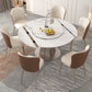 Set da pranzo moderno in pietra sinterizzata Set da pranzo da 1/2/5/7 pezzi per uso domestico