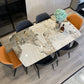 Modern Beige Sintered Stone Dining Table Rectangle Shape Dining Table with 4 Legs Base Clearhalo ' dining_table' 'Dining Tables & Seating' 'Dining Tables' 'furn' 'furn_dining_table' 'Furniture' 'furniture_dining_table' 'Kitchen & Dining Furniture' 'kitchen&dining_furn' 'kitchen' 'kitchen_dining_table' 1200x1200_6b5bb56d-bb03-4fdb-bfb3-7adec4b39390
