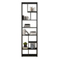 80.71"H Bookcase Open Back Contemporary Style Bookshelf for Office Home Clearhalo 'Bookcases' 'furn' 'furn_bookcases' 'Furniture' 'furniture_bookcases' 'Office Furniture' 1200x1200_6b5d7dee-6966-443b-ae2c-889077440709