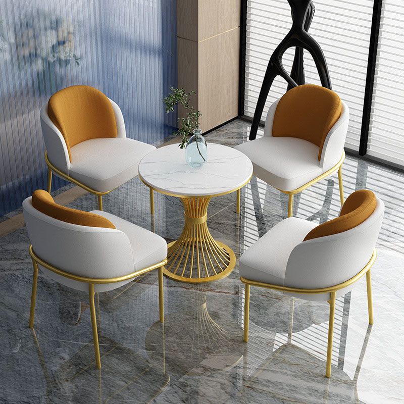 Modern Style Dining Table Sintered Stone Round Table for Dining Room Clearhalo 'Dining Tables & Seating' 'Dining Tables' 'dining_table' 'furn' 'furn_dining_table' 'Furniture' 'Kitchen & Dining Furniture' 1200x1200_6b5e0b2d-e5fe-4295-b0eb-4ce31796cca3