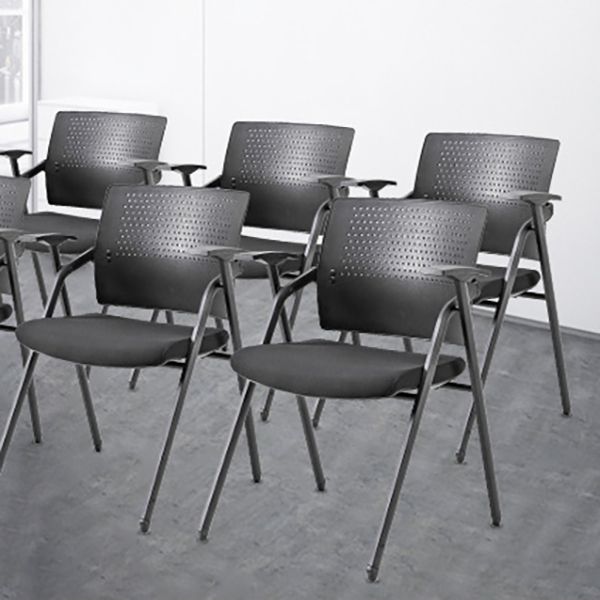 19" Wide Contemporary Desk Chair Black No Wheels Office Chair Clearhalo 'furn' 'furn_office_chair' 'Furniture' 'Office Chairs' 'Office Furniture' 'office_chair' 1200x1200_6b5ebc9b-8f70-4230-888c-09d485af6ec3