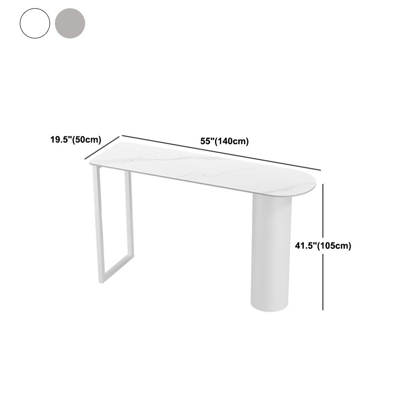 Ensemble de tabouret et Table de Bar modernes en pierre frittée, 1/2/5 pièces