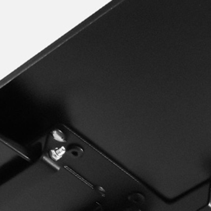 Descripción de la oficina en forma rectangular Metal plegable en negro/blanco/gris