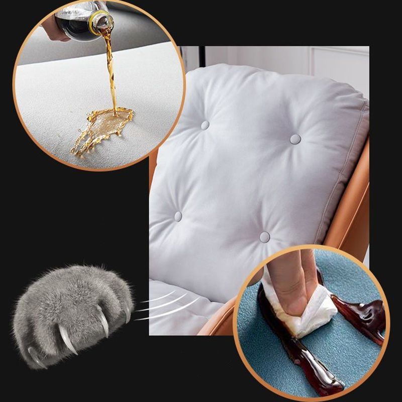 Modern Upholstered Rocker Chair Metal Frame Dirt Resistant Rocker Chair Clearhalo 'Chairs & Seating' 'furn' 'furn_rocking_chairs' 'Furniture' 'Living Room Furniture' 'Rocking Chairs' 'rocking_chairs' 1200x1200_6b69565a-45c1-4eb8-9502-73c452796406