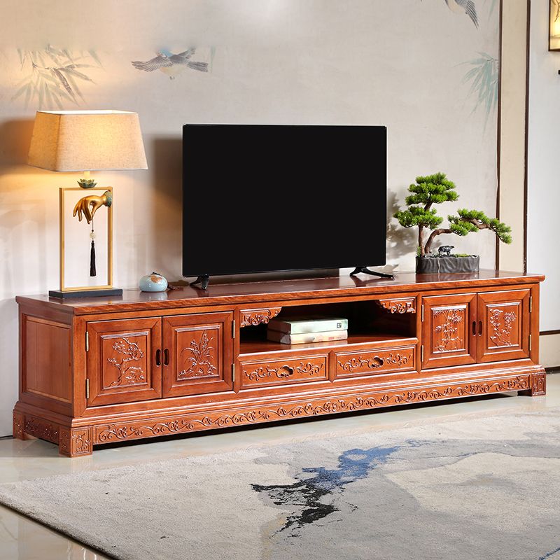 Wooden TV Cabinet Classical Storage TV Stand for Living Room Clearhalo 'furn' 'furn_tv_stands_entertainment_centers' 'Furniture' 'Living Room Furniture' 'TV Stands & Entertainment Centers' 'TV Stands & Media Storage Furniture' 'tv_stands_entertainment_centers' 1200x1200_6b6a26d5-eb93-4fbd-bc16-440cb03c667e
