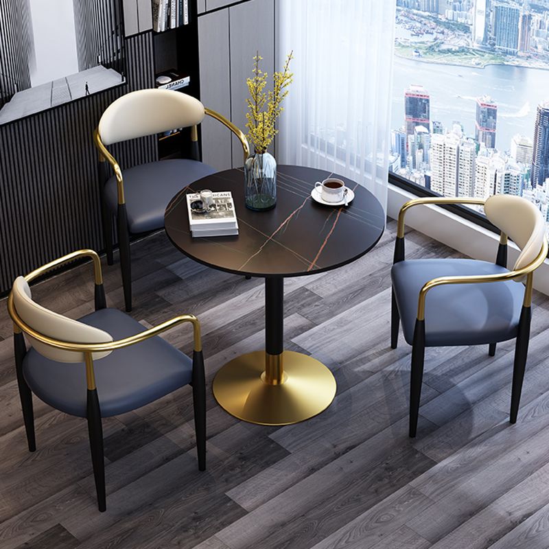 Industrial Dining Room Arm Chairs Metal Open Chair for Kitchen Clearhalo 'Dining Chairs' 'Dining Tables & Seating' 'dining_chair' 'furn' 'furn_dining_chair' 'Furniture' 'Kitchen & Dining Furniture' 1200x1200_6b6afaa2-d8b1-4390-afe8-2ecc78fd7166