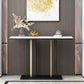 Modern Stone Console Tabla 1 Estante de 31.5 "Mesa al final de la altura para Hall