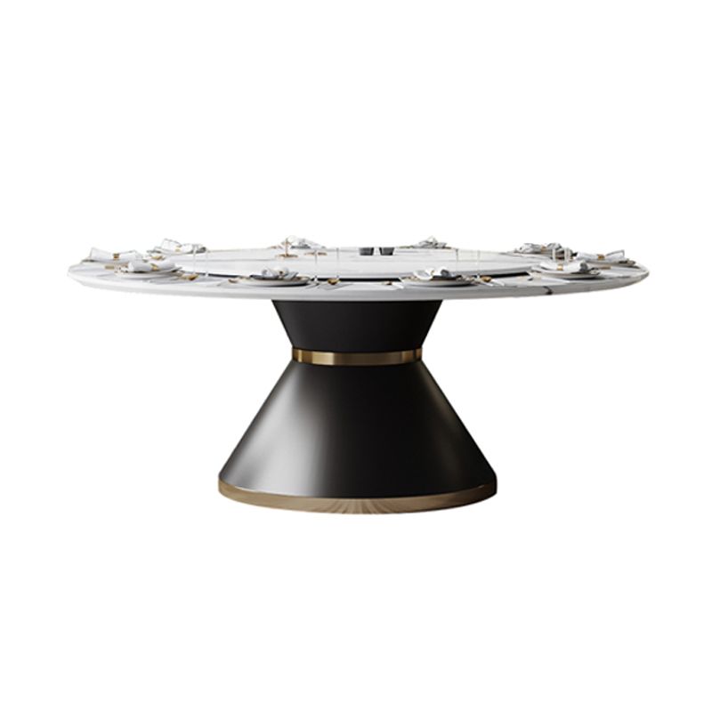 Round Pedestal Dining Site Table Traditional Luxury Dining Table for Indoor Clearhalo ' dining_table' 'Dining Tables & Seating' 'Dining Tables' 'furn' 'furn_dining_table' 'Furniture' 'furniture_dining_table' 'Kitchen & Dining Furniture' 'kitchen&dining_furn' 'kitchen' 'kitchen_dining_table' 1200x1200_6b6bb5ee-da3d-41ef-bde2-95b0dfef9b52