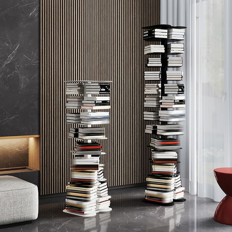 Modern Style Steel Bookshelf Vertical Etagere Shelf Bookcase for Home Clearhalo 'Bookcases' 'furn' 'furn_bookcases' 'Furniture' 'furniture_bookcases' 'kitchen' 'kitchen_bookcases' 'Living Room Furniture' 'Office Furniture' 1200x1200_6b6c001e-cd8e-43f8-a738-e74c4bc7275b