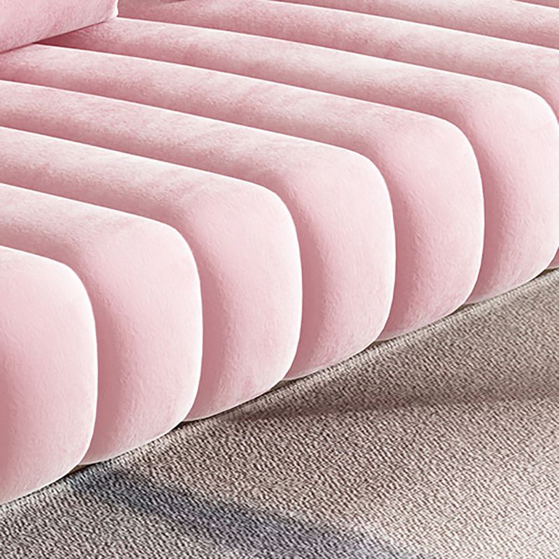 Modern Standard Metal Legs Sofa Macaroon Fabric Sofa for Apartment Clearhalo 'furn' 'furn_sofas' 'Furniture' 'furniture_sofas' 'kitchen' 'kitchen_sofas' 'Living Room Furniture' 'Sofa' 'sofas' 1200x1200_6b6d9d6d-72bc-40d3-b81c-21bd7ad85b2e