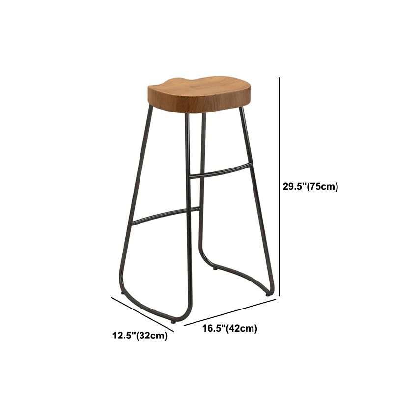 1/4 Pieces Industrial Iron Bar Table Set Rectangle Pine Wood Bistro Set with Footrest Clearhalo 'Bar Furniture' 'furn' 'furn_home_bar_bar_sets' 'Furniture' 'Home Bars & Bar Sets' 'home_bar_bar_sets' 'Kitchen & Dining Furniture' 1200x1200_6b6fc77c-d25d-4c69-8ebe-1e529df019b5