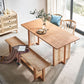 Glam Rectangle Shape Solid Wood Dining Table Khaki Standard Dining Table for Kitchen Clearhalo ' dining_table' 'Dining Tables & Seating' 'Dining Tables' 'furn' 'furn_dining_table' 'Furniture' 'furniture_dining_table' 'Kitchen & Dining Furniture' 'kitchen&dining_furn' 'kitchen' 'kitchen_dining_table' 1200x1200_6b711533-cb04-40ad-b06e-b905c95fcd39