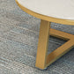 Glam Cross Legs Coffee Table Faux Marble Round Cocktail Table Clearhalo 'Coffee & Accent Tables' 'Coffee Tables' 'coffee_tables' 'furn' 'furn_coffee_tables' 'Furniture' 'Living Room Furniture' 1200x1200_6b73491e-4e78-4f53-b84a-5f2fdd99f054