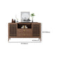 Solid Wooden Sideboard Table 15.7" W √ó35.4" H Living Room Buffet Stand Clearhalo 'buffet_sideboard' 'Buffets & Sideboards' 'furn' 'furn_buffet_sideboard' 'Furniture' 'Kitchen & Dining Furniture' 1200x1200_6b7529f6-9b94-450e-9376-370913f497e0