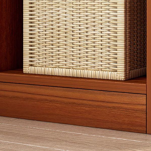 Modern Style Standard Bookcase Engineered Wood Closed Back Bookshelf Clearhalo 'Bookcases' 'furn' 'furn_bookcases' 'Furniture' 'Office Furniture' 1200x1200_6b757891-1523-4a39-9a2f-77f355ff3648