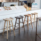 Industrial Armless Backless Counter Stool Wood Bar Stool with Pedal for Cafe Clearhalo 'Bar Furniture' 'Bar Stools' 'bar_stools' 'furn' 'furn_bar_stools' 'Furniture' 'Kitchen & Dining Furniture' 1200x1200_6b75d640-f930-411c-9009-2184f6109d9f