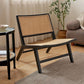 Woven Back Side Chair Solid Wood Lounge Accent Chair with Legs Clearhalo 'Accent Chairs' 'accent_chairs' 'Chairs & Seating' 'furn' 'furn_accent_chairs' 'Furniture' 'Living Room Furniture' 1200x1200_6b7b80ba-7eb2-41a9-b5be-9d859a5f9600
