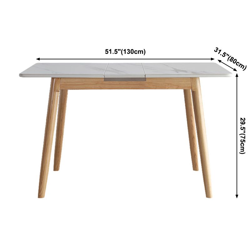 Rectangle Extendable Stone Dining Site Table Traditional Luxury Dinette Table for Home Clearhalo ' dining_table' 'Dining Tables & Seating' 'Dining Tables' 'furn' 'furn_dining_table' 'Furniture' 'furniture_dining_table' 'Kitchen & Dining Furniture' 'kitchen&dining_furn' 'kitchen' 'kitchen_dining_table' 1200x1200_6b7c4cb3-466d-4d5f-8735-ed4dd02f8811