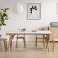 White Stone Top Dining Table Glam Style 4 Legs Dining Table for Dining Room Clearhalo 'Dining Tables & Seating' 'Dining Tables' 'dining_table' 'furn' 'furn_dining_table' 'Furniture' 'Kitchen & Dining Furniture' 1200x1200_6b8068fd-ae5c-46a8-96db-4f0bd2cd0b6c