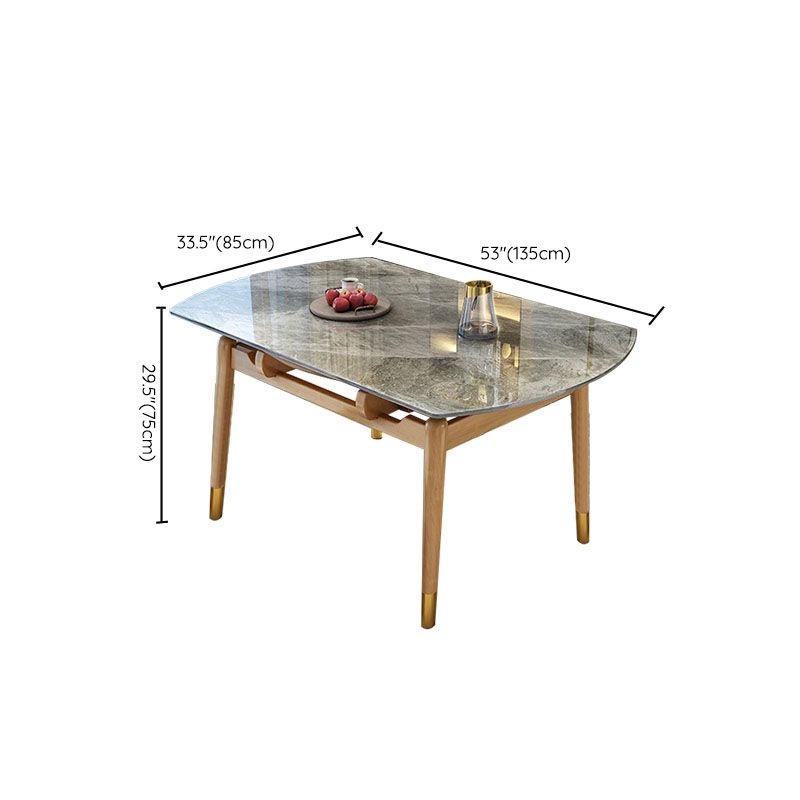 Table de salle à manger extensible en pierre frittée pour cuisine