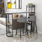 Bucket Bar Stools Metal Low Back Dining Stools with Metal Base Clearhalo 'Bar Furniture' 'Bar Stools' 'bar_stools' 'furn' 'furn_bar_stools' 'Furniture' 'Kitchen & Dining Furniture' 1200x1200_6b8254dd-377b-4ec9-b1e0-9d54ea55abf2