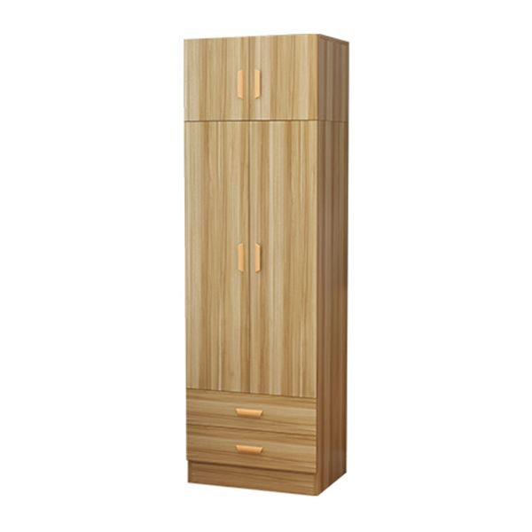Eigentijdse stijl garderobe armoire houten garderobe kast voor slaapkamer