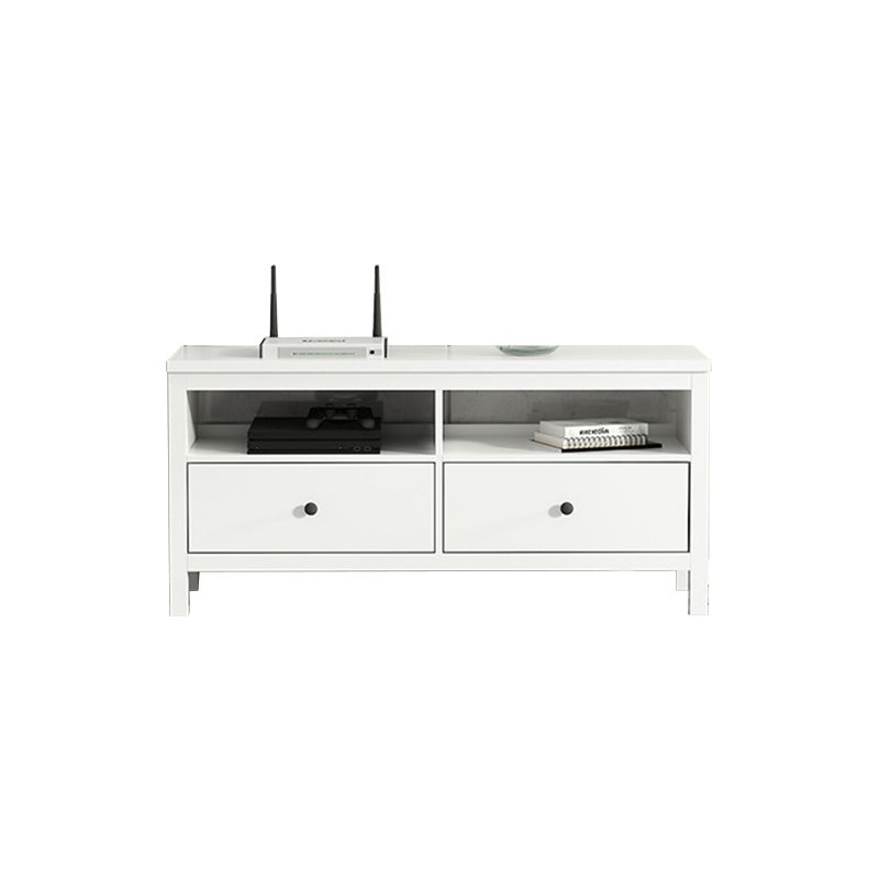White Contemporary TV Stand Faux Wood TV Cabinet with Drawers Clearhalo 'furn' 'furn_tv_stands_entertainment_centers' 'Furniture' 'Living Room Furniture' 'TV Stands & Entertainment Centers' 'TV Stands & Media Storage Furniture' 'tv_stands_entertainment_centers' 1200x1200_6b874f1e-b156-442d-a435-e3102a7e1c16