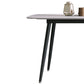 Black Metal Frame Industrial Rectangle Dining Table Sintered Stone Table for Dining Room Clearhalo 'Dining Tables & Seating' 'Dining Tables' 'dining_table' 'furn' 'furn_dining_table' 'Furniture' 'Kitchen & Dining Furniture' 1200x1200_6b889665-d025-4fa1-ad2c-bcd20772a1e4